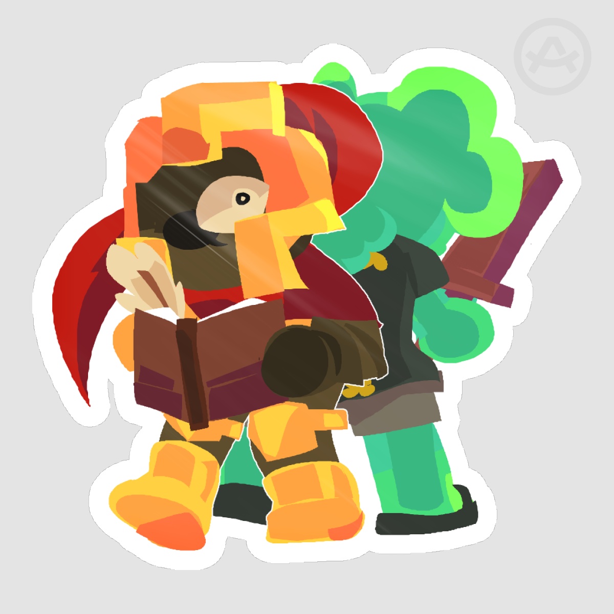 Writing for you|| SFAWTDE Sticker