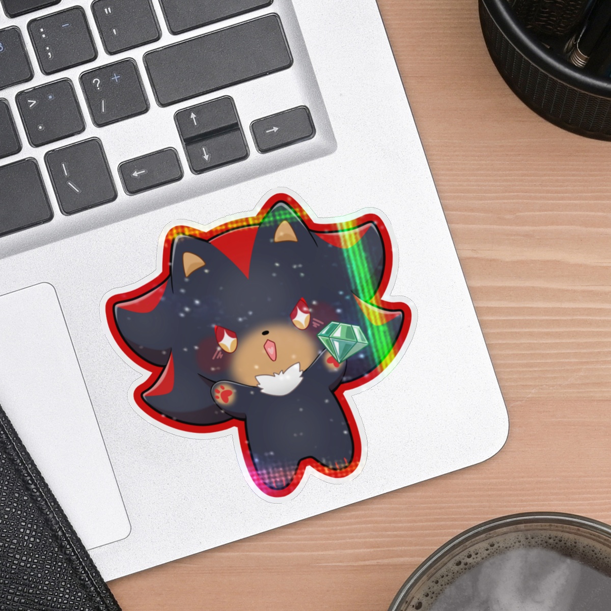Sonic - Shadow -  Die Cut Stickers 5cm