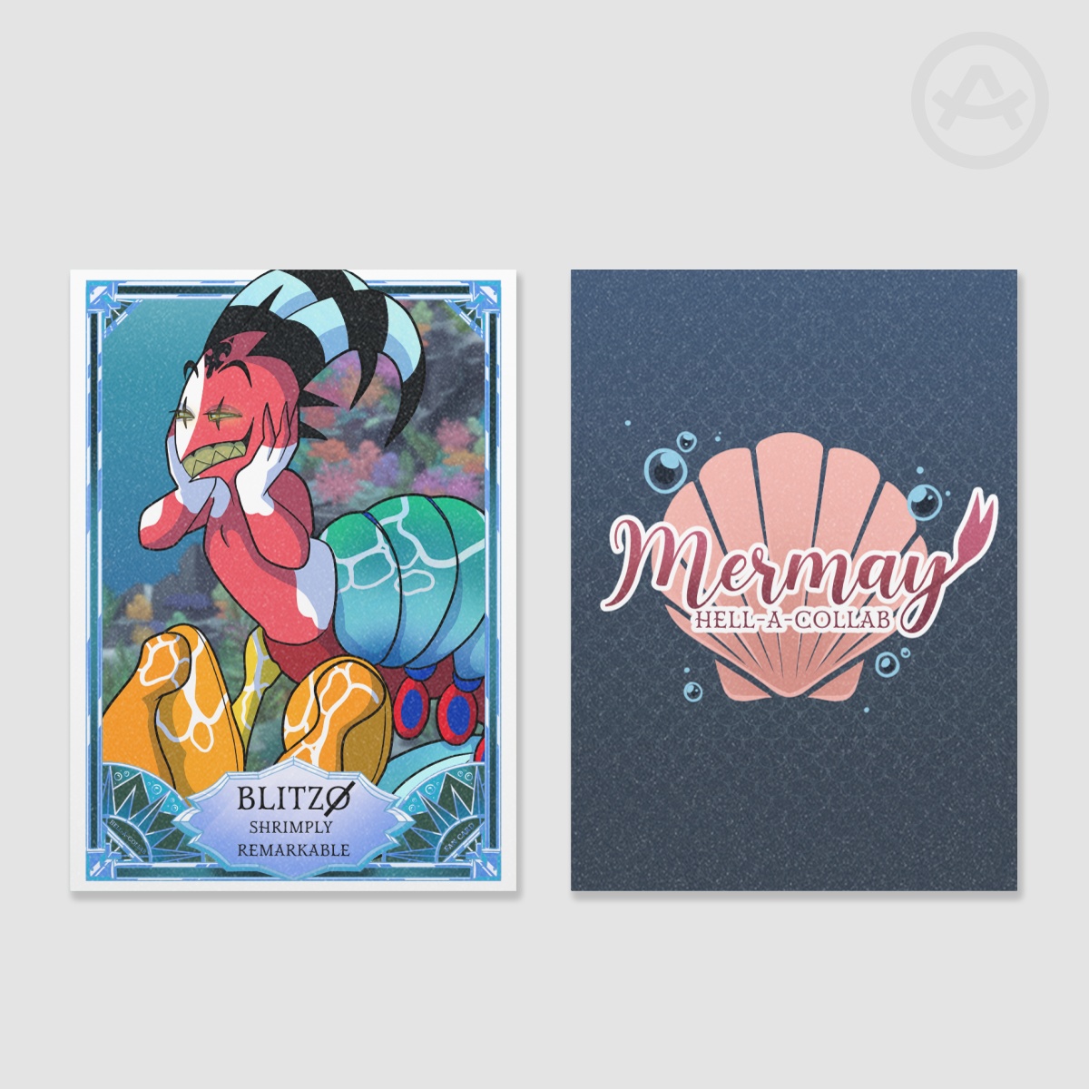 Blitzo - HOLO Trading Card - Hellacollab Mermay Collection
