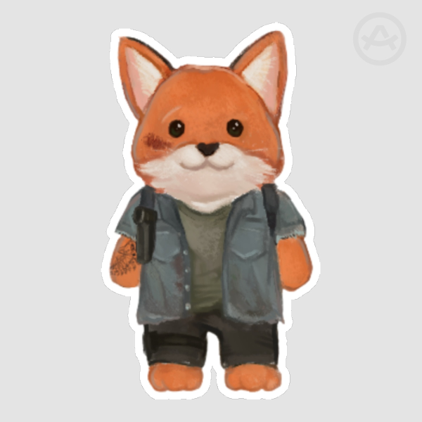 Ellie TLOU 2 Matte Sticker