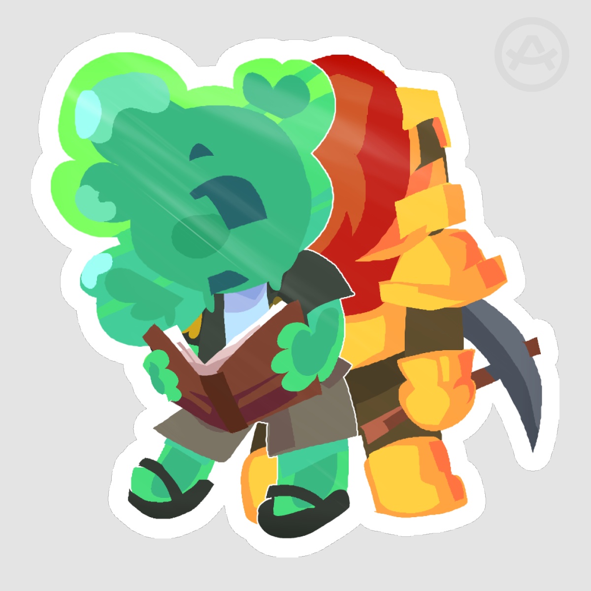 Reading your Story || SFAWTDE Sticker