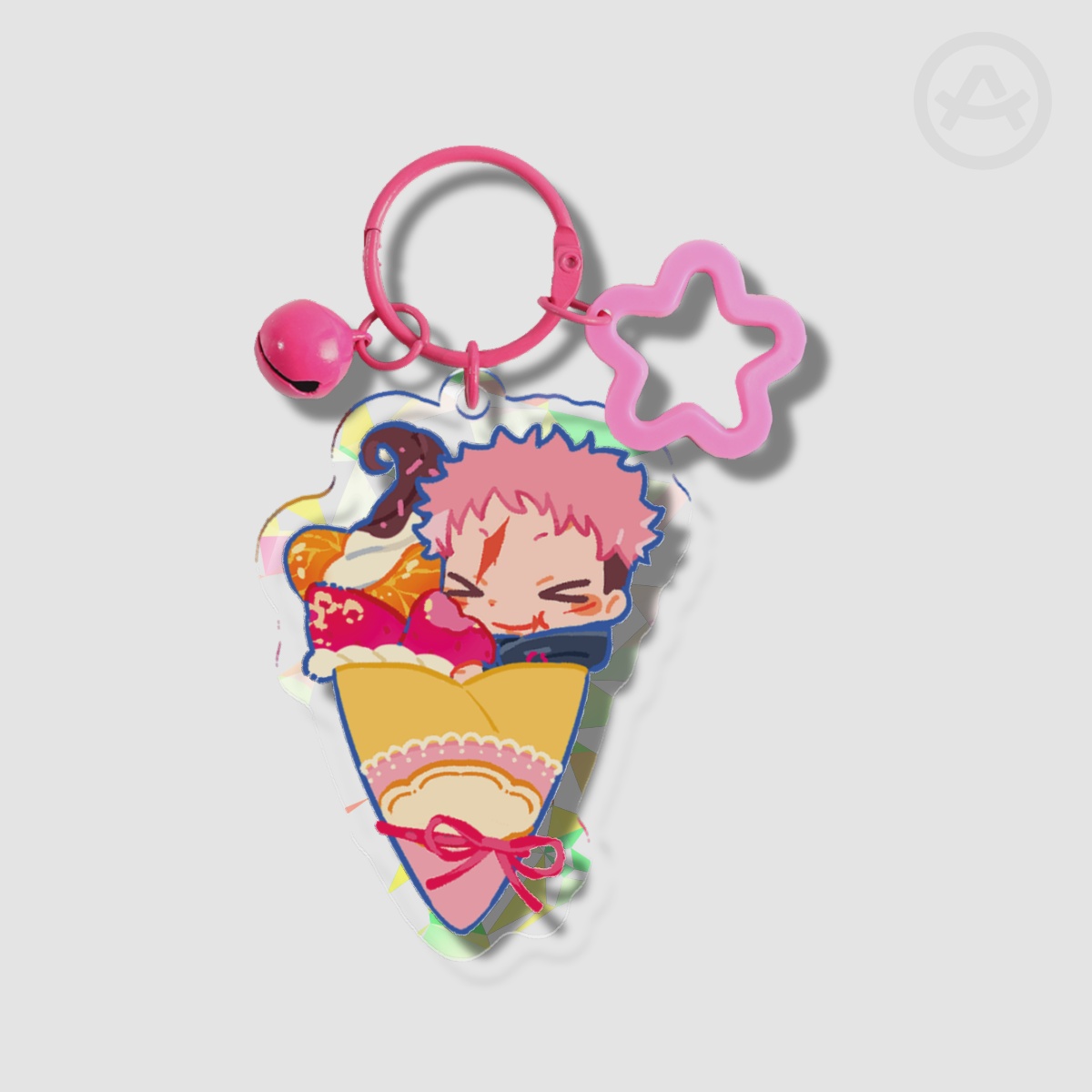 Broken Glass Acrylic Keychains
