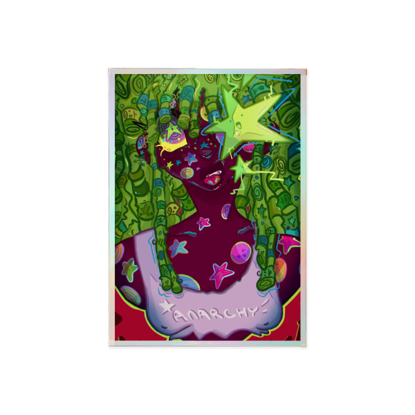 anarchy princess print/art board