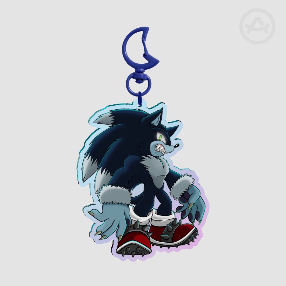 Werehog Sonic Rainbow Acrylic Keychains
