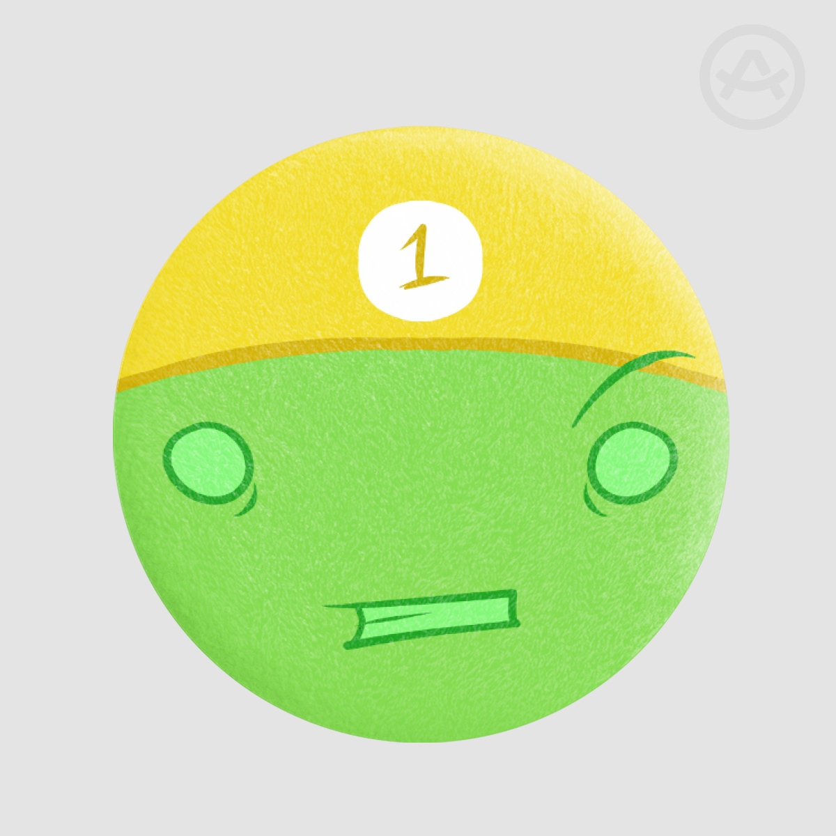 Itchy 01 | 44mm Plush Badge