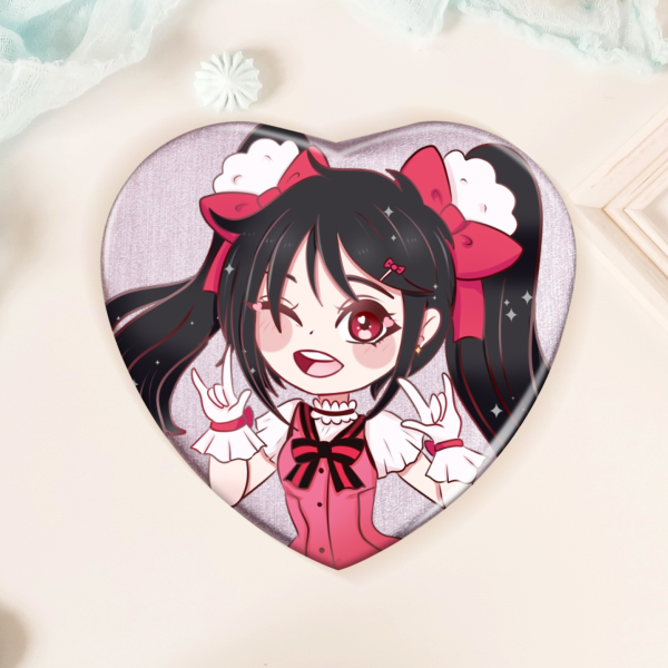 Nico Yazawa love live heart badge