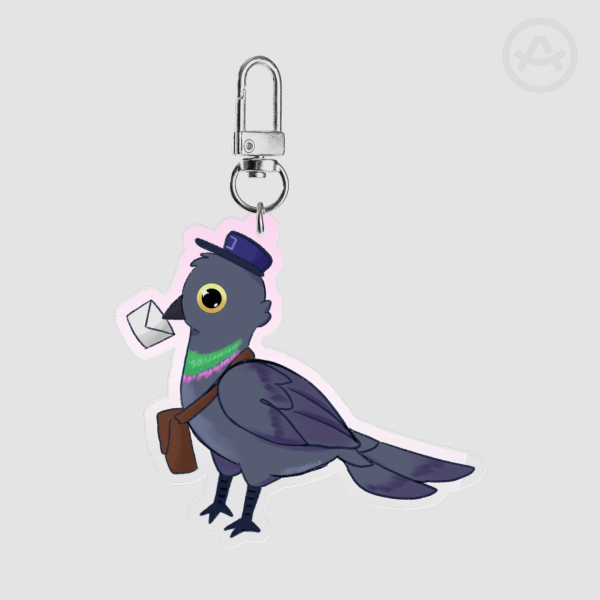 Mail Pigeon-Keychain