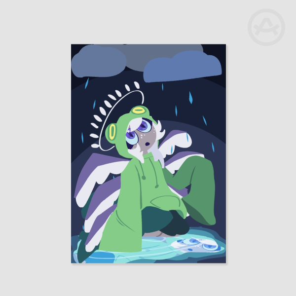 Emily Frog Print