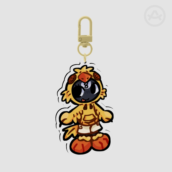 Chicken Toodles Acrylic Keychain