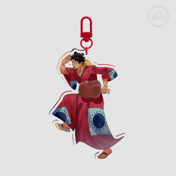 Luffy Wano Acrylic Keychain