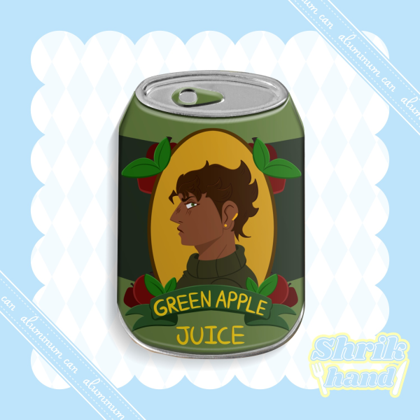 Damian Can Badge [Red Variant]