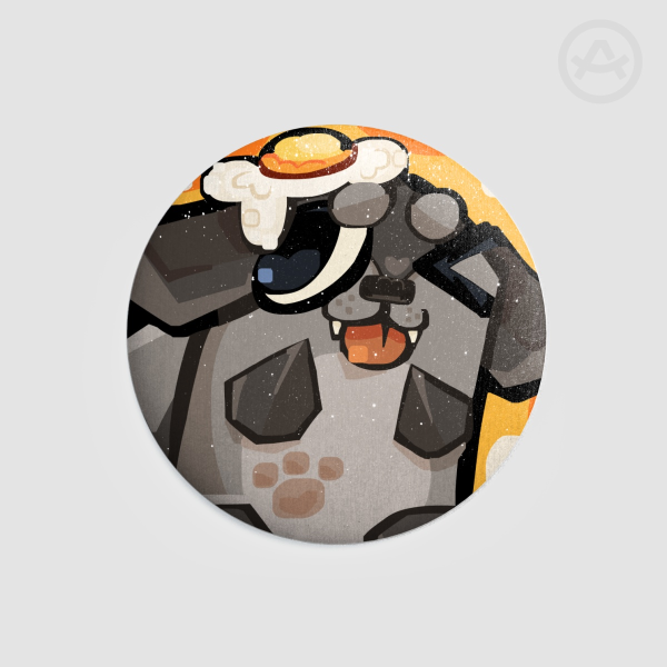 Egg Pebble Round Badges (Button Pins)