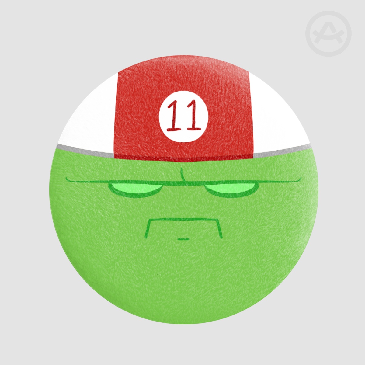 Matchsticks 11 | 44mm Plush Badge