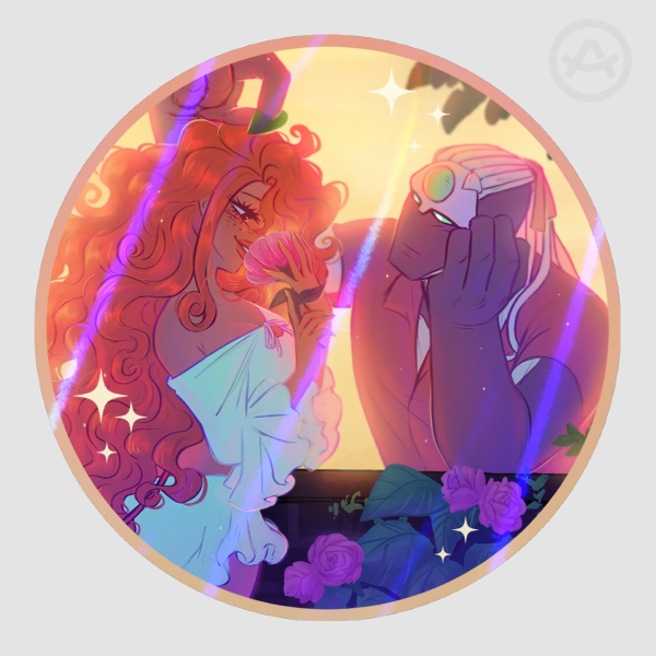 C.H.A.W. Precious Flower Sticker