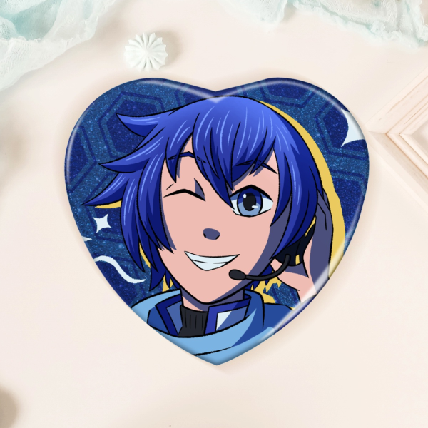 Kaito Heart Shaped Badge