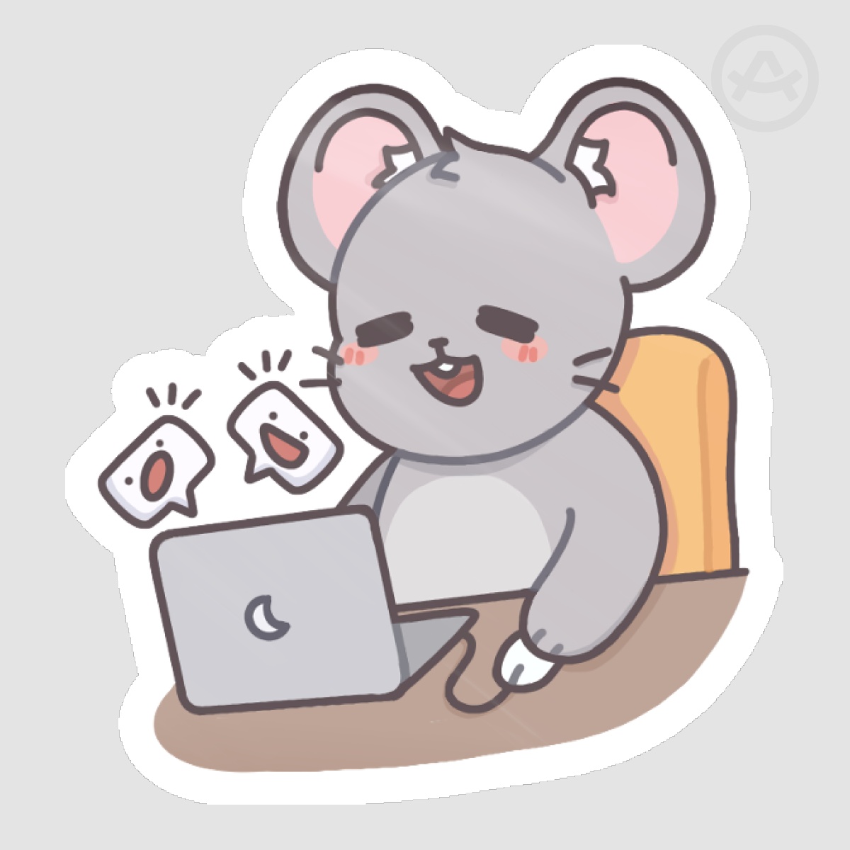 Ratty N Friends Sticker