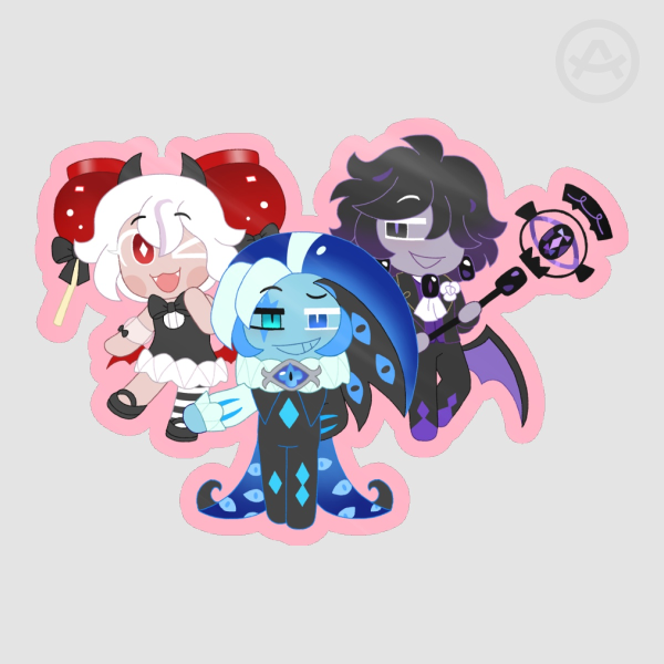 Deceit Trio Stickers