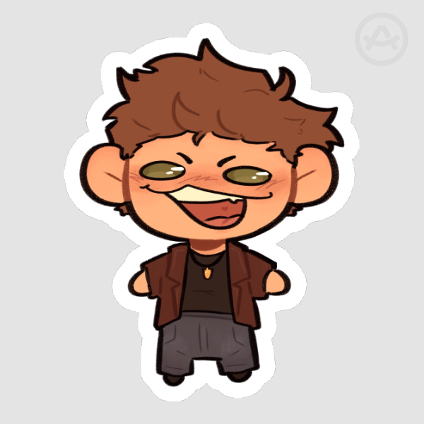 Dean Winchester Die Cut Sticker
