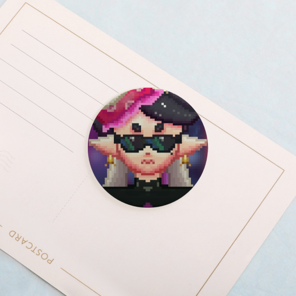 Hypno Callie splatoon 2 badge pin button