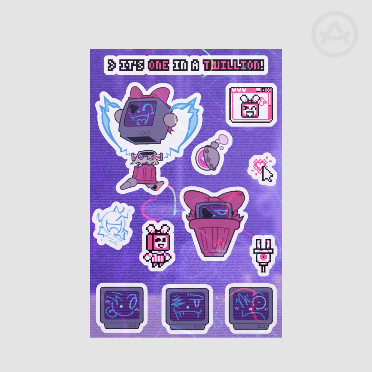 TWENNYMANIA! "1 in a Twillion" Stickers Sheet