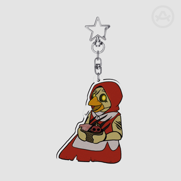 Little Red Chica [Acrylic Keychain]