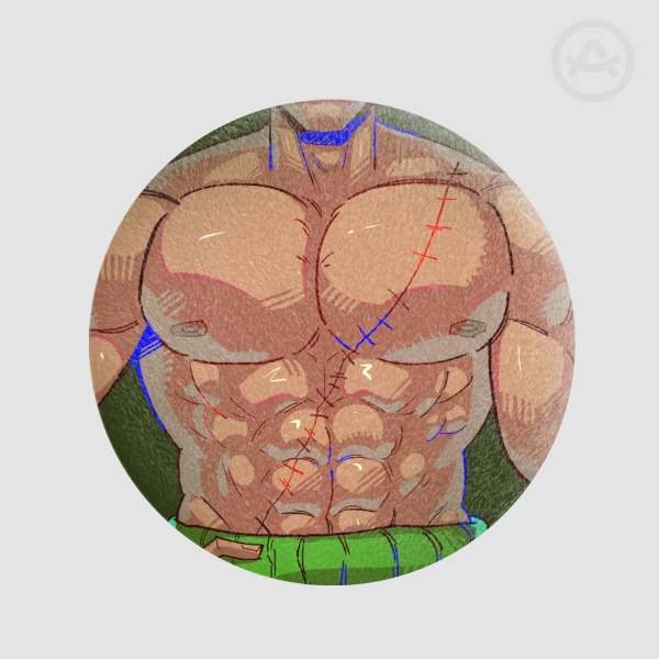 Roronoa Zoro - Plush Badge (58mm)