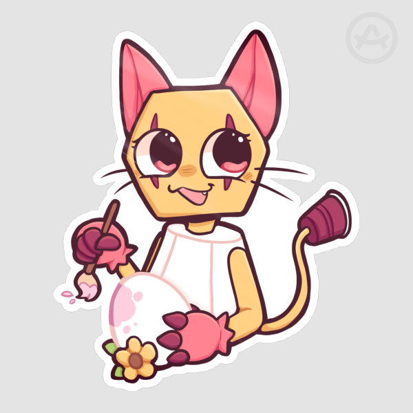 Scraps Dandys World Spring collab Sticker