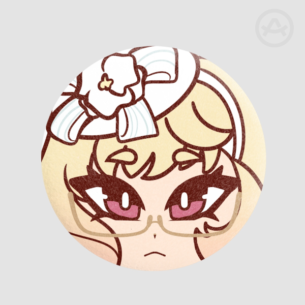Genshin Impact Emilie Plush Badge Guerlain collab ver