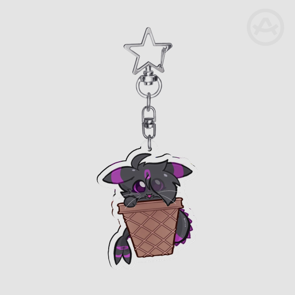 Lobster ice cream Clear Acrylic Keychains