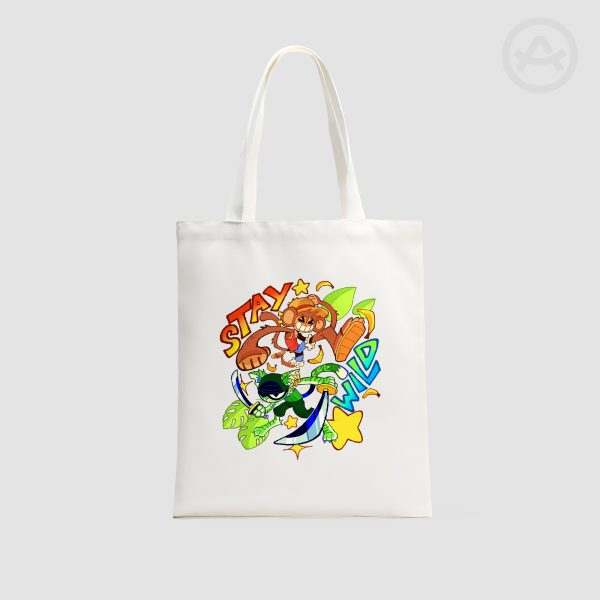 Wild Spirit - Luffy Monkey & Zoro Tiger Tote Bag - 35x40cm