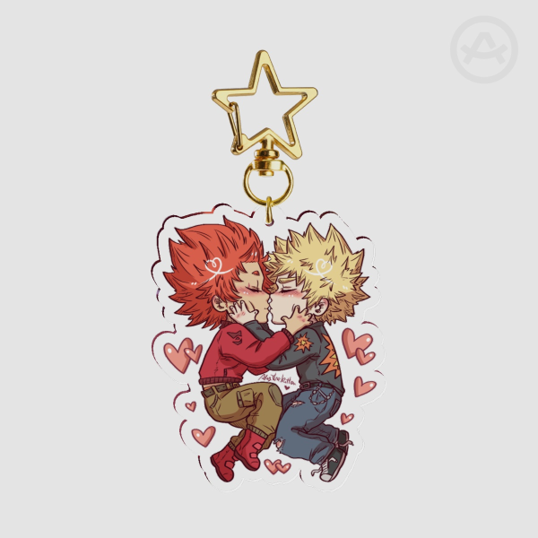 KiriBaku Date Keychains