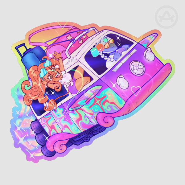 Galactic Summer Joyride Sticker