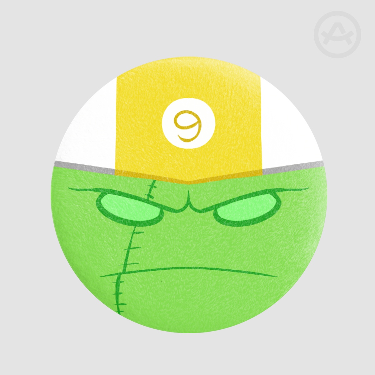 Stitch 09 | 44mm Plush Badge