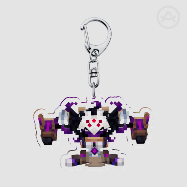 2.5 Inch Overwatch - Ramattra Acrylic Keychain