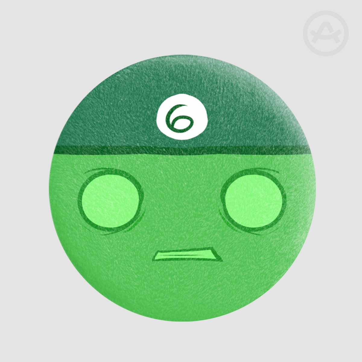 Die 06 | 58mm Plush Badge