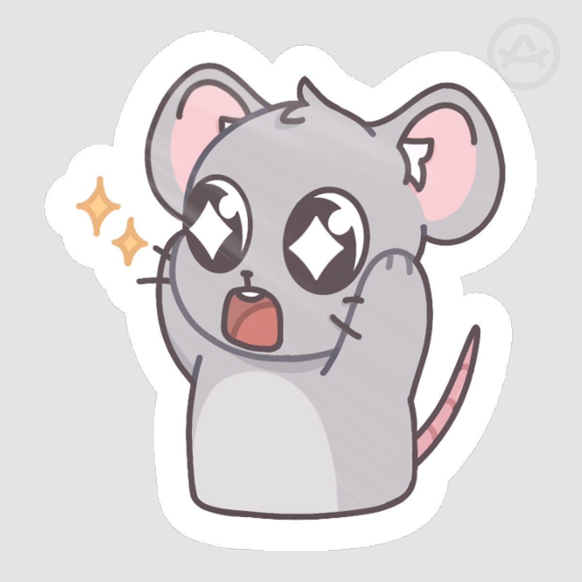 Ratty Surprise Sticker