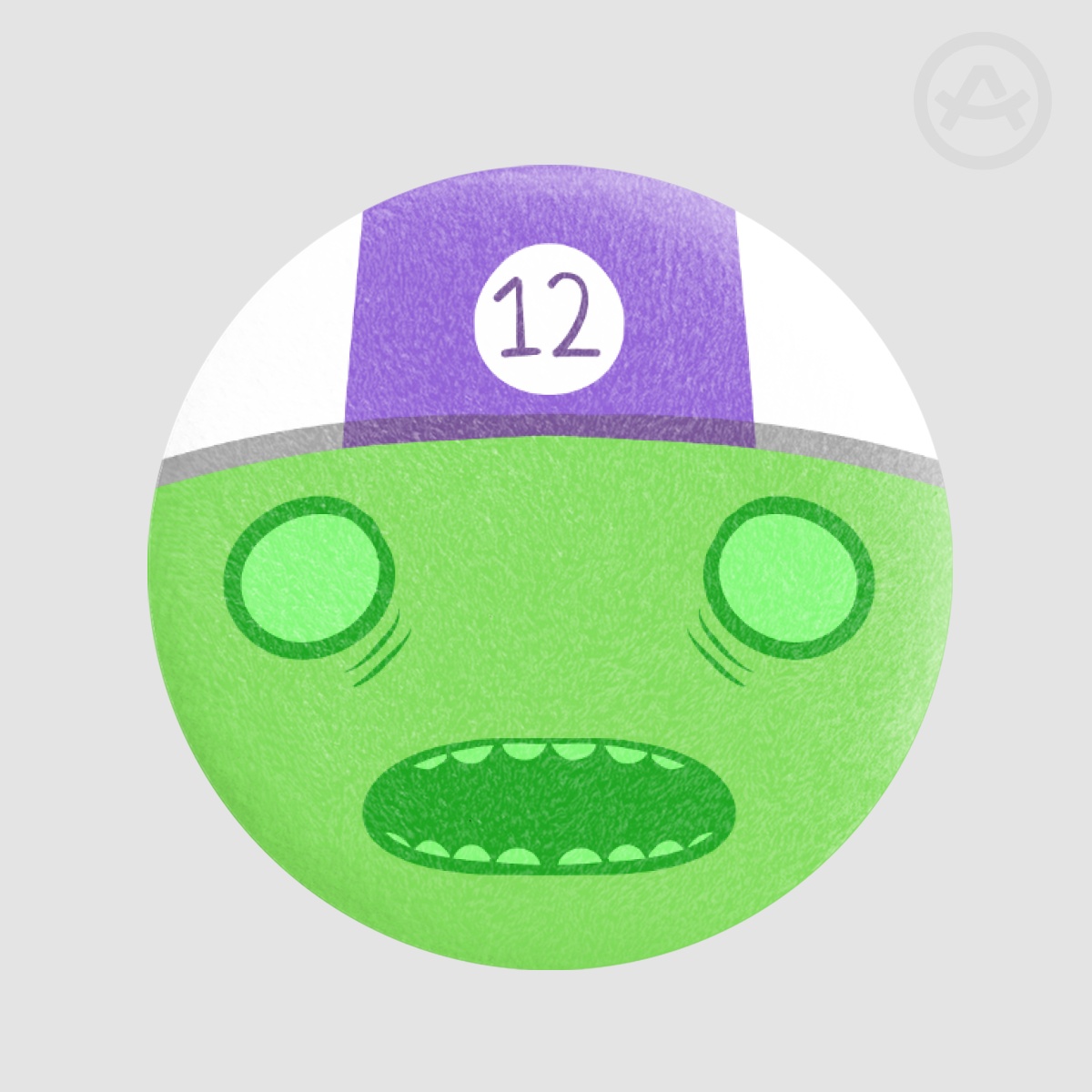 Eggs 12 | 44mm Plush Badge