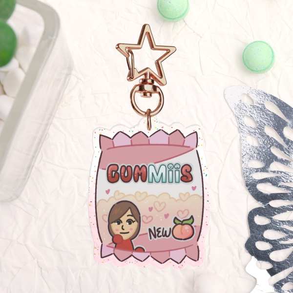 Mii Candy Keychain