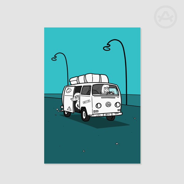 Cyan Combi Poster Printing