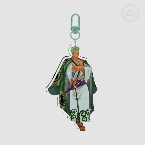 Zoro Wano Acrylic Keychain