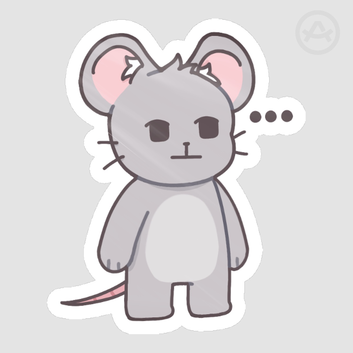 Silence Ratty Sticker