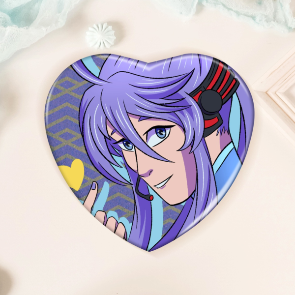 Gakupo Heart Shaped Badge