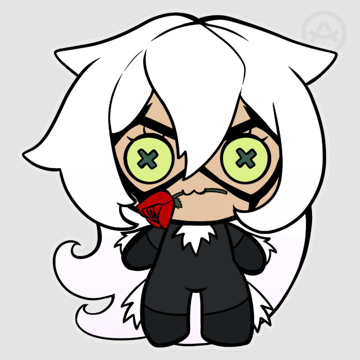 Felbubu Sticker - Holding Rose