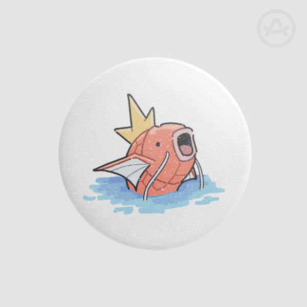Magikarp button pin | 44mm