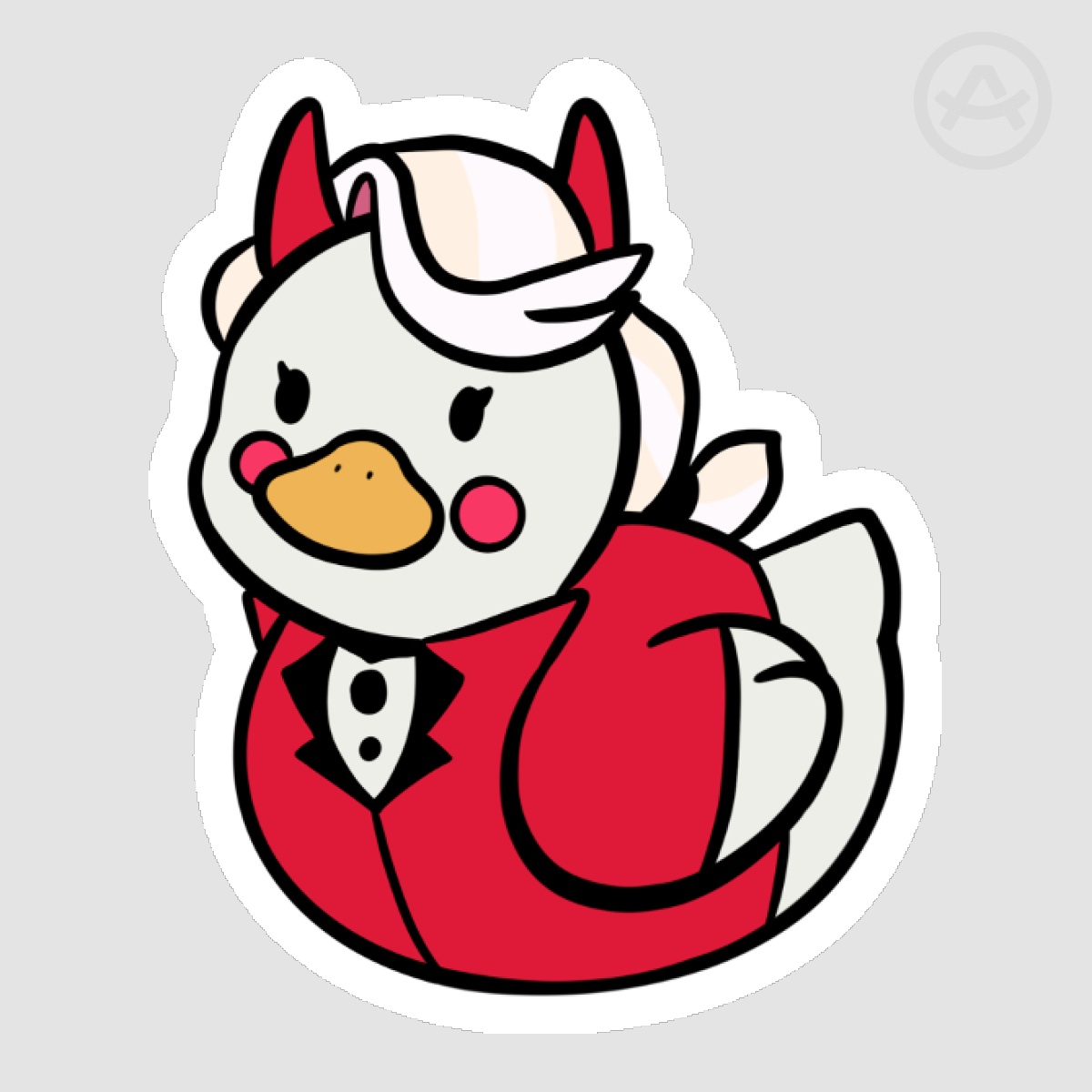 Charlie Morningstar Rubber Ducky Sticker
