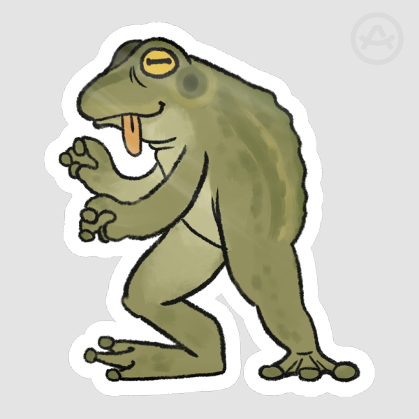 Loveland Frog Sticker
