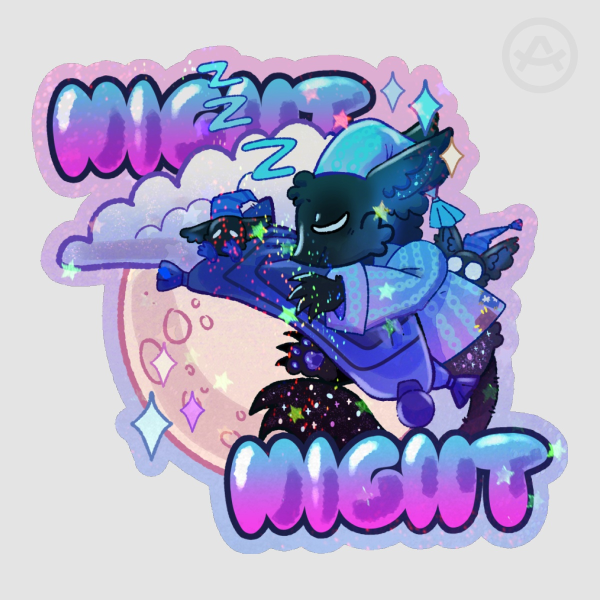 Rem Deadlock Sticker (Night Night!)
