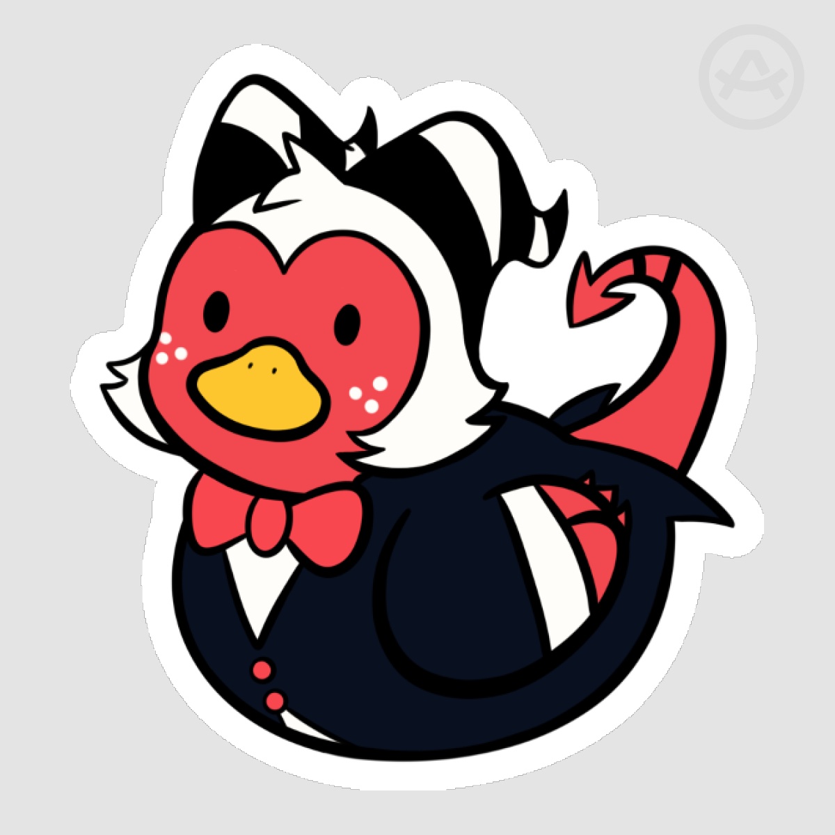 Moxxie Rubber Ducky Sticker