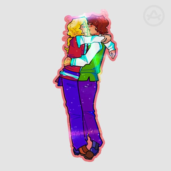 Les miserables - Enjolras and Grantaire sticker