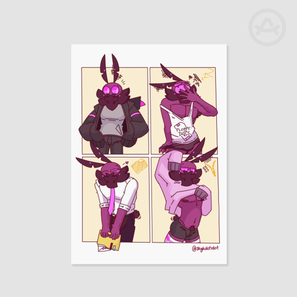 OUTFITS SERIES - HOAX MOTHMAN poster